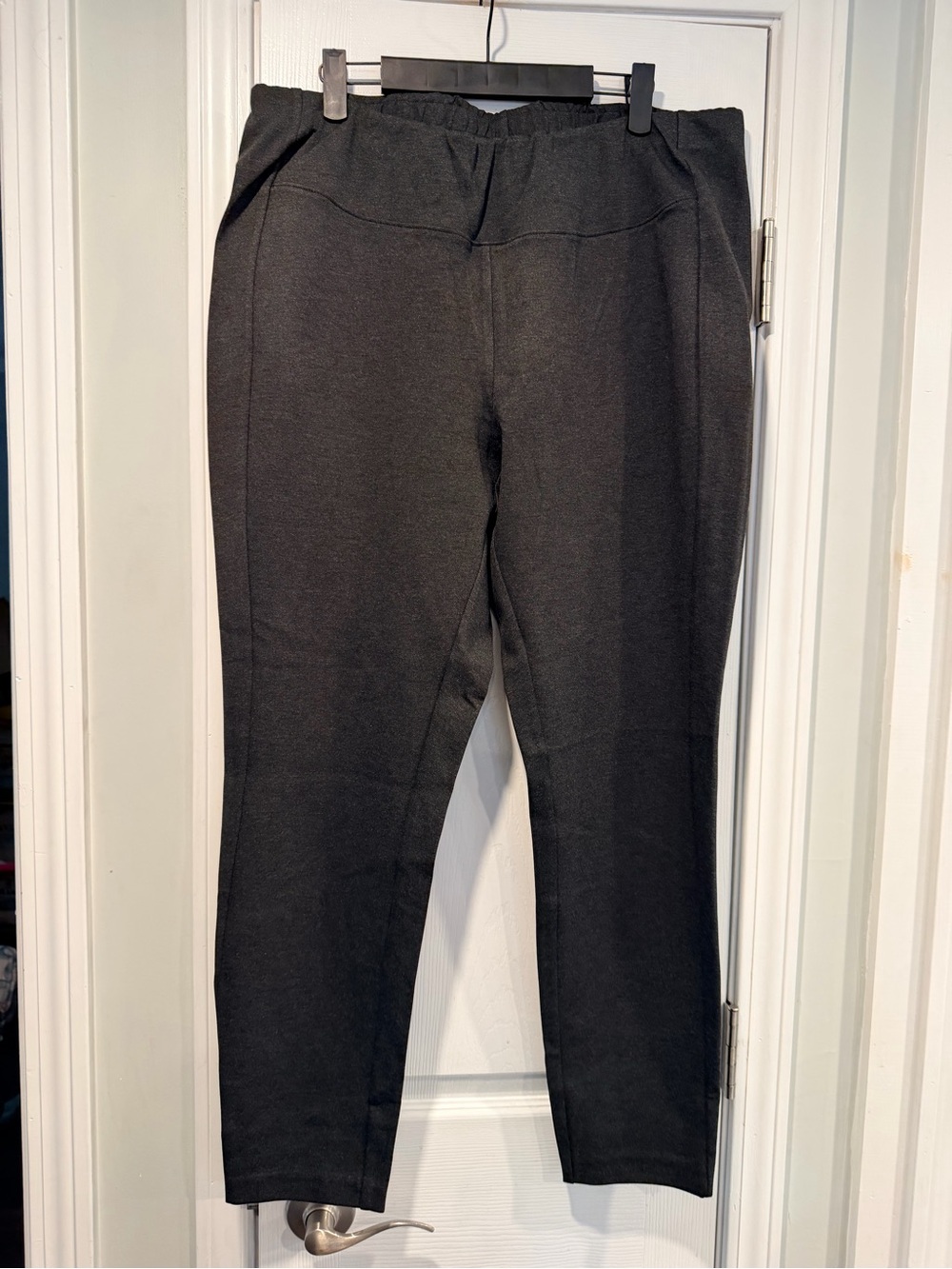 NWT J.Jill Size 2X Ponte Leggings Dark Charcoal Soft Stretch Pull On Pants